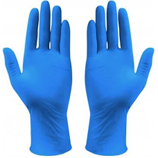 GUANTI MONOUSO IN NITRILE BLU TAGLIA L (10pz)